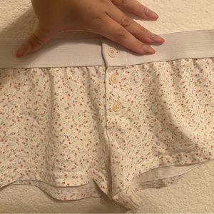 brandy melville floral underwear